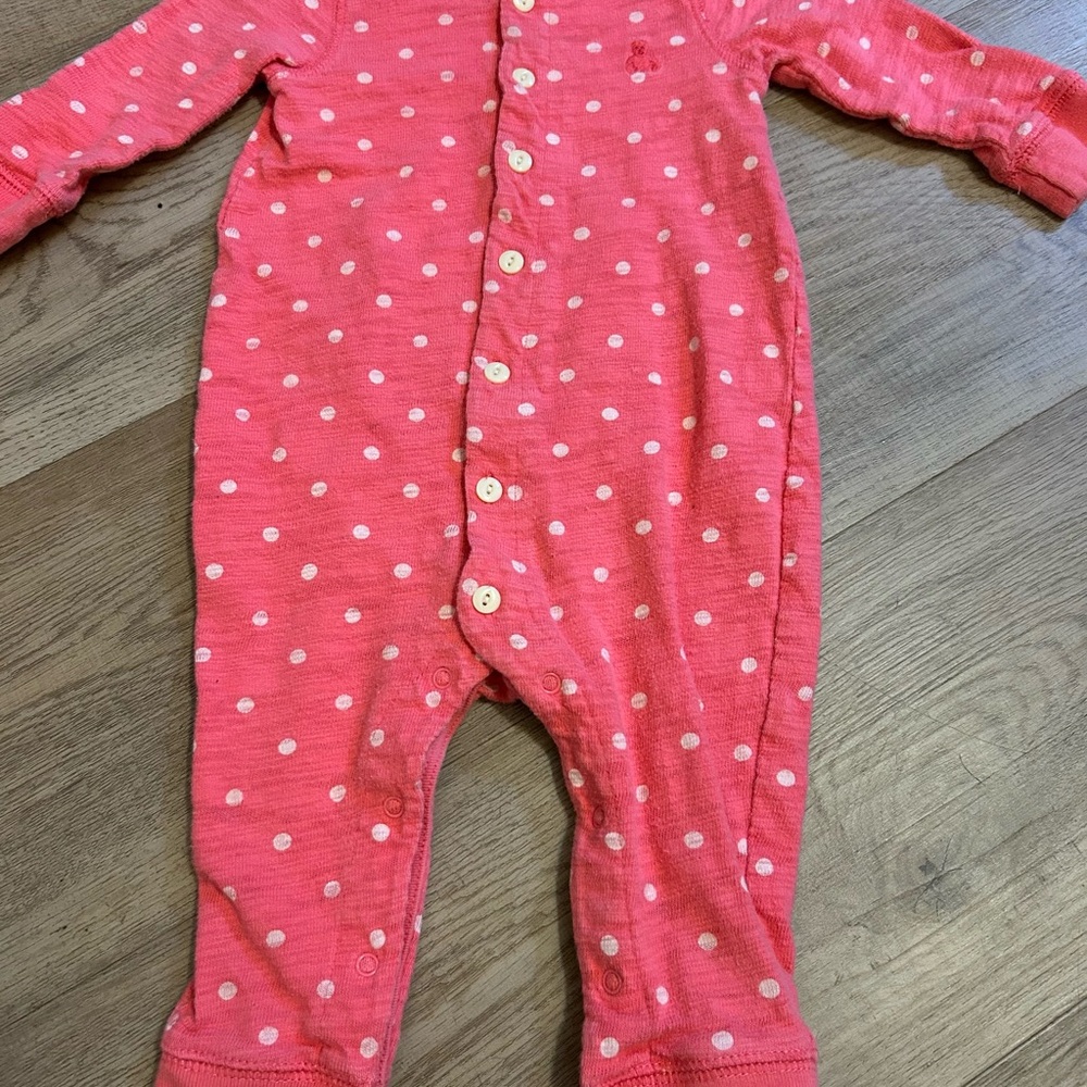 Polka Dot Pink Kids One Piece